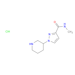 N-Methyl-1-(piperidin-3-yl)-1H-pyrazole-3-carboxamide Hydrochloride