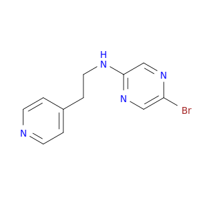 Pyrazinamine, 5-bromo-N-[2-(4-pyridinyl)ethyl]-