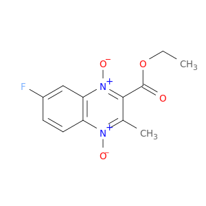 2-Quinoxalinecarboxylic acid, 7-fluoro-3-methyl-, ethyl ester, 1,4-dioxide