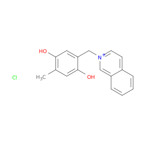 Isoquinolinium, 2-[(2,5-dihydroxy-4-methylphenyl)methyl]-, chloride