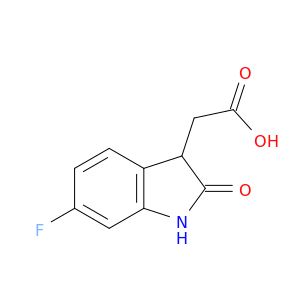 2-(6-氟-2-氧代吲哚炔-3-基)乙酸