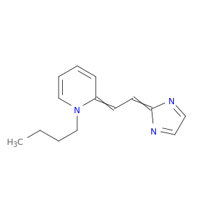 Pyridine, 1-butyl-1,2-dihydro-2-(2H-imidazol-2-ylideneethylidene)-