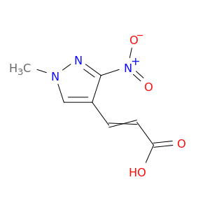 2-Propenoic acid, 3-(1-methyl-3-nitro-1H-pyrazol-4-yl)-