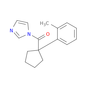 1H-Imidazole, 1-[[1-(2-methylphenyl)cyclopentyl]carbonyl]-