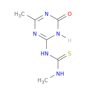 Thiourea, N-(1,4-dihydro-6-methyl-4-oxo-1,3,5-triazin-2-yl)-N'-methyl-