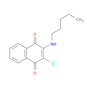 1,4-Naphthalenedione,2-chloro-3-(pentylamino)-