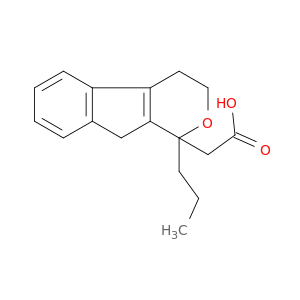 Indeno[2,1-c]pyran-1-acetic acid, 1,3,4,9-tetrahydro-1-propyl-