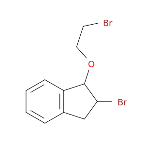 1H-Indene, 2-bromo-1-(2-bromoethoxy)-2,3-dihydro-