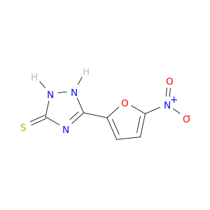 3H-1,2,4-Triazole-3-thione, 1,2-dihydro-5-(5-nitro-2-furanyl)-