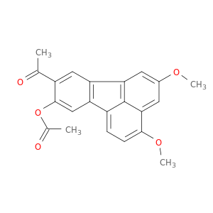 Ethanone, 1-[9-(acetyloxy)-3,5-dimethoxy-8-fluoranthenyl]-