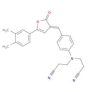 PROPANENITRILE, 3,3'-[[4-[(E)-[5-(3,4-DIMETHYLPHENYL)-2-OXO-3(2H)-FURANYLIDENE]METHYL]PHENYL]IMINO]BIS-