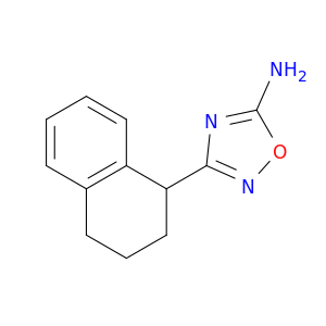 3-(1,2,3,4-tetrahydronaphthalen-1-yl)-1,2,4-oxadiazol-5-amine