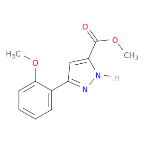 3-(2-甲氧基苯基)-1H-吡唑-5-羧酸甲酯
