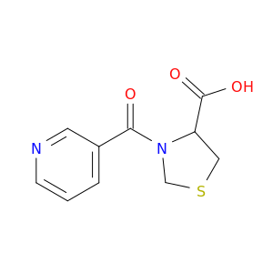 4-Thiazolidinecarboxylic acid, 3-(3-pyridinylcarbonyl)-