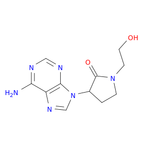 3-(6-amino-9h-purin-9-yl)-1-(2-hydroxyethyl)pyrrolidin-2-one