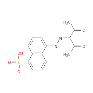 1-Naphthalenesulfonic acid, 5-[(1-acetyl-2-oxopropyl)azo]-