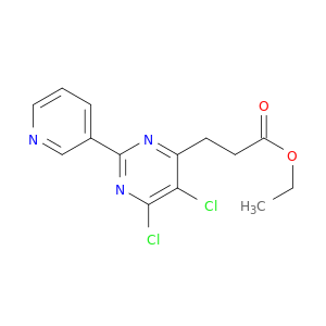 5,6-二氯-2-(3-吡啶基)-4-嘧啶丙酸乙酯