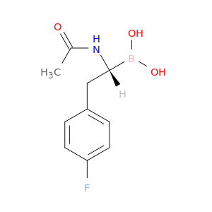 硼酸,[1-(乙酰氨基)-2-(4-氟苯基)乙基]-,(r)-
