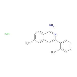 1-Isoquinolinamine, 6-methyl-3-(2-methylphenyl)-, hydrochloride