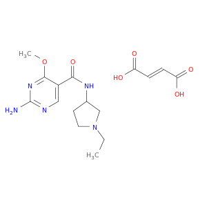 5-Pyrimidinecarboxamide, 2-amino-N-(1-ethyl-3-pyrrolidinyl)-4-methoxy-, (E)-2-butenedioate (1:1)