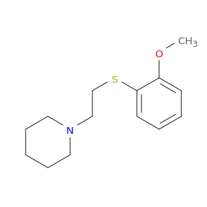 Piperidine, 1-[2-[(2-methoxyphenyl)thio]ethyl]-