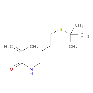 2-Propenamide, N-[4-[(1,1-dimethylethyl)thio]butyl]-2-methyl-
