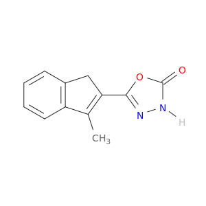 1,3,4-Oxadiazol-2(3H)-one, 5-(3-methyl-1H-inden-2-yl)-