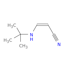 2-Propenenitrile, 3-[(1,1-dimethylethyl)amino]-, (Z)-