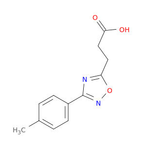 3-(4-甲基苯基)-1,2,4-恶二唑-5-丙酸