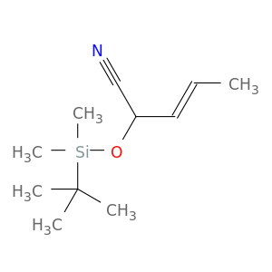 3-Pentenenitrile, 2-[[(1,1-dimethylethyl)dimethylsilyl]oxy]-, (E)-