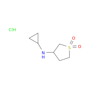 3-(Cyclopropylamino)tetrahydrothiophene 1,1-dioxide hydrochloride