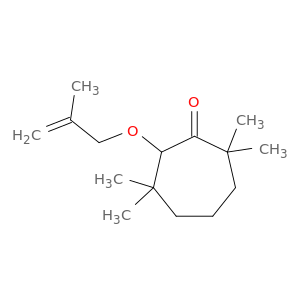 Cycloheptanone, 2,2,6,6-tetramethyl-7-[(2-methyl-2-propenyl)oxy]-