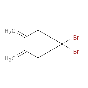 Bicyclo[4.1.0]heptane, 7,7-dibromo-3,4-bis(methylene)-