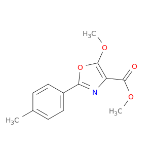 4-Oxazolecarboxylic acid, 5-methoxy-2-(4-methylphenyl)-, methyl ester