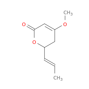 4-methoxy-6-[(E)-prop-1-enyl]-5,6-dihydropyran-2-one