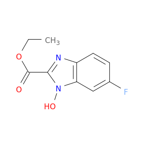 1H-Benzimidazole-2-carboxylic acid, 6-fluoro-1-hydroxy-, ethyl ester
