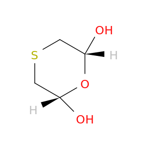 1,4-Oxathiane-2,6-diol, cis-