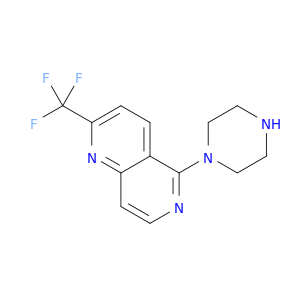 1,6-Naphthyridine,5-(1-piperazinyl)-2-(trifluoromethyl)-