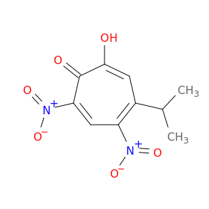 2,4,6-Cycloheptatrien-1-one, 2-hydroxy-4-(1-methylethyl)-5,7-dinitro-