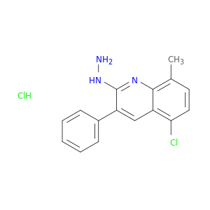 5-Chloro-2-hydrazino-8-methyl-3-phenylquinoline hydrochloride