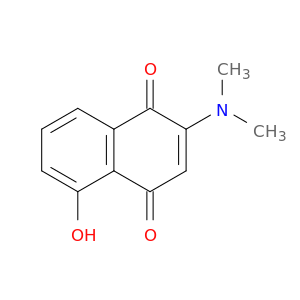 1,4-Naphthalenedione, 2-(dimethylamino)-5-hydroxy-