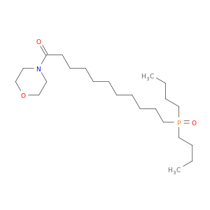Morpholine, 4-[11-(dibutylphosphinyl)-1-oxoundecyl]-