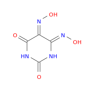 2,4,5,6(1H,3H)-Pyrimidinetetrone, 4,5-dioxime, (4Z,5E)-
