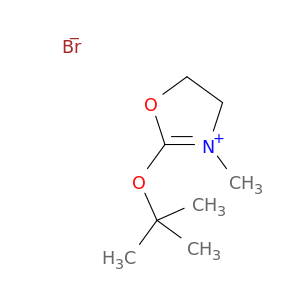 Oxazolium, 2-(1,1-dimethylethoxy)-4,5-dihydro-3-methyl-, bromide