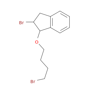 1H-Indene, 2-bromo-1-(4-bromobutoxy)-2,3-dihydro-
