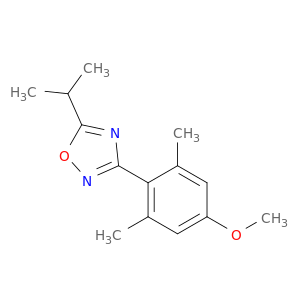 1,2,4-Oxadiazole, 3-(4-methoxy-2,6-dimethylphenyl)-5-(1-methylethyl)-