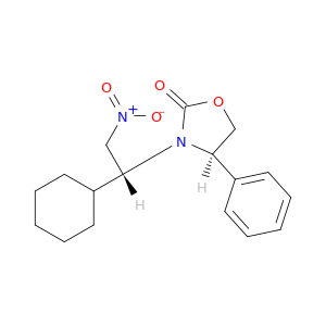 2-Oxazolidinone, 3-[(1R)-1-cyclohexyl-2-nitroethyl]-4-phenyl-, (4R)-