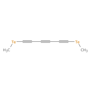 1,3,5-Hexatriyne, 1,6-bis(methyltelluro)-