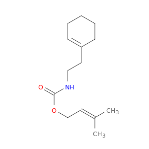 Carbamic acid, [2-(1-cyclohexen-1-yl)ethyl]-, 3-methyl-2-butenyl ester