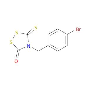 1,2,4-Dithiazolidin-3-one, 4-[(4-bromophenyl)methyl]-5-thioxo-